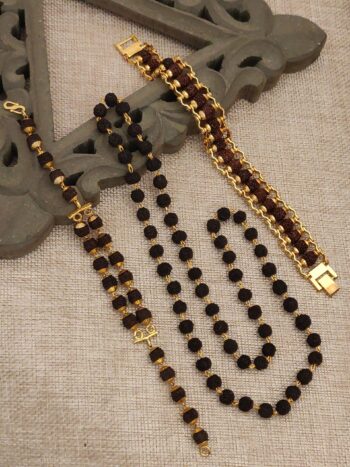 Combo 2 designer bracelet+ Black mala