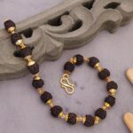 Gold plated Rudraksh bracelet
