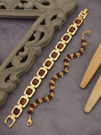 Couple Gold plated designer square Designer bracelet