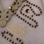 Combo 5 pro gold plated mala bracelet chain 2pendents_