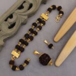 m_Gold_plated_double_line_rudraksh_bracelet+2_pendents