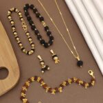 m_Combo_female_3_rudraksh_bracelets_3_pendents+chain