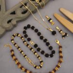 Combo female 3 bracelets 3 pendents+chain