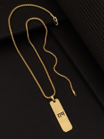 24K gold plated Ram pendent+ Chain