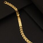 Gold Plated Shree Ram bracelet