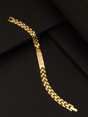 Gold Plated Shree Ram bracelet