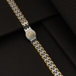 Gold Silver Plated Ohm bracelet