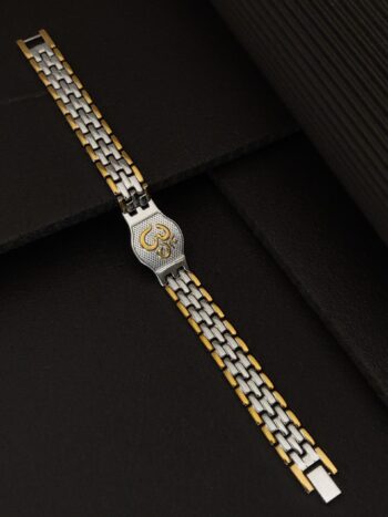 Gold Silver Plated Ohm bracelet