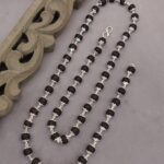Silver plated Karungali mala