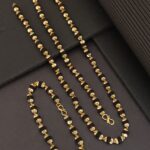 combo gold plated vertical cap mala + bracelet