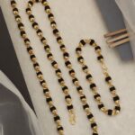 combo gold plated vertical cap mala + bracelet