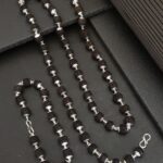 silver plated rudraksh bracelet+mala