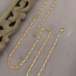 Gold-Plated Designer Box Chain