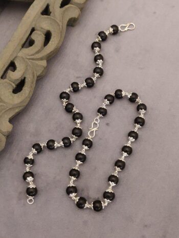 1+1 Silver Plated Karungali bracelet