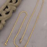 Gold-Plated Rope Chain