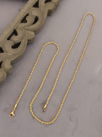 Gold-Plated Rope Chain
