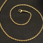 Gold-Plated Rope Chain