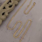 Gold-Plated oval link desiger chain