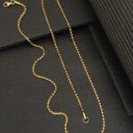 Gold Plated ovel link designer chain