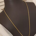 Gold Plated ovel link designer chain