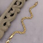 Premium Gold Polished Twisted Bracelet
