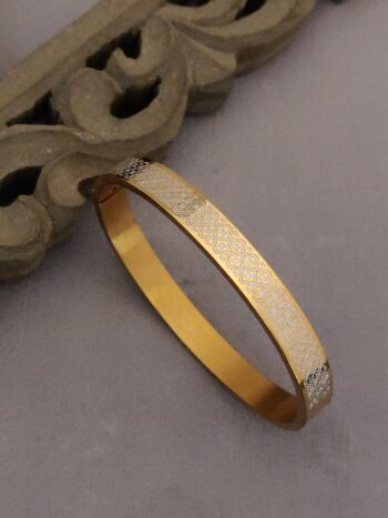 Maharaja Dual-Tone Gold Kada