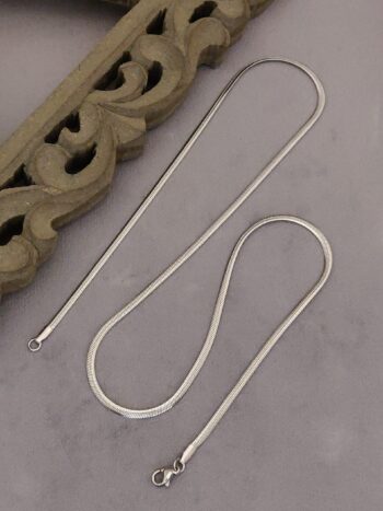 Signature Snake Silver Chain