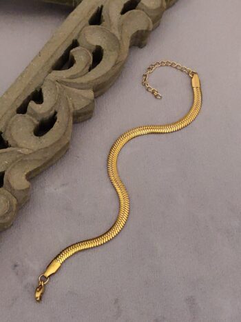 Royal Snake Gold Bracelet