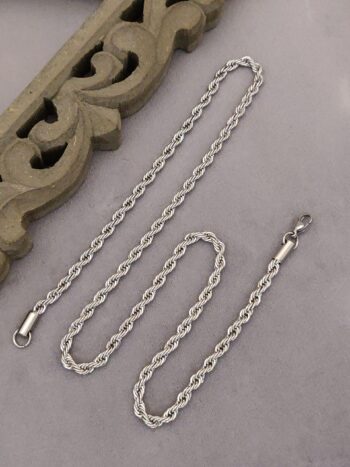 Classic Silver Rope Chain
