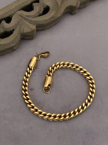 Royale Gold Double Link Bracelet