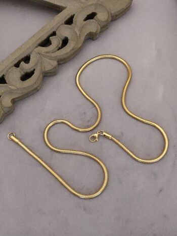 Luxury Gold Round Chain