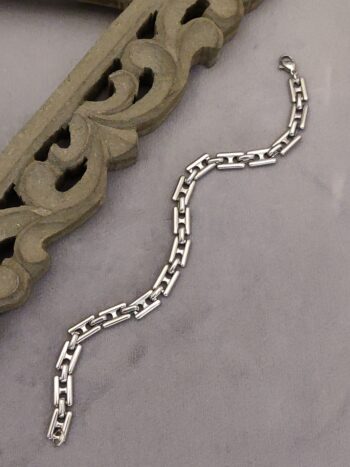 Silver H-Link Premium Bracelet